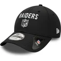 kepure-islenkta-juoda-reguliuojamas-9forty-team-flag-las-vegas-raiders-nfl-new-era
