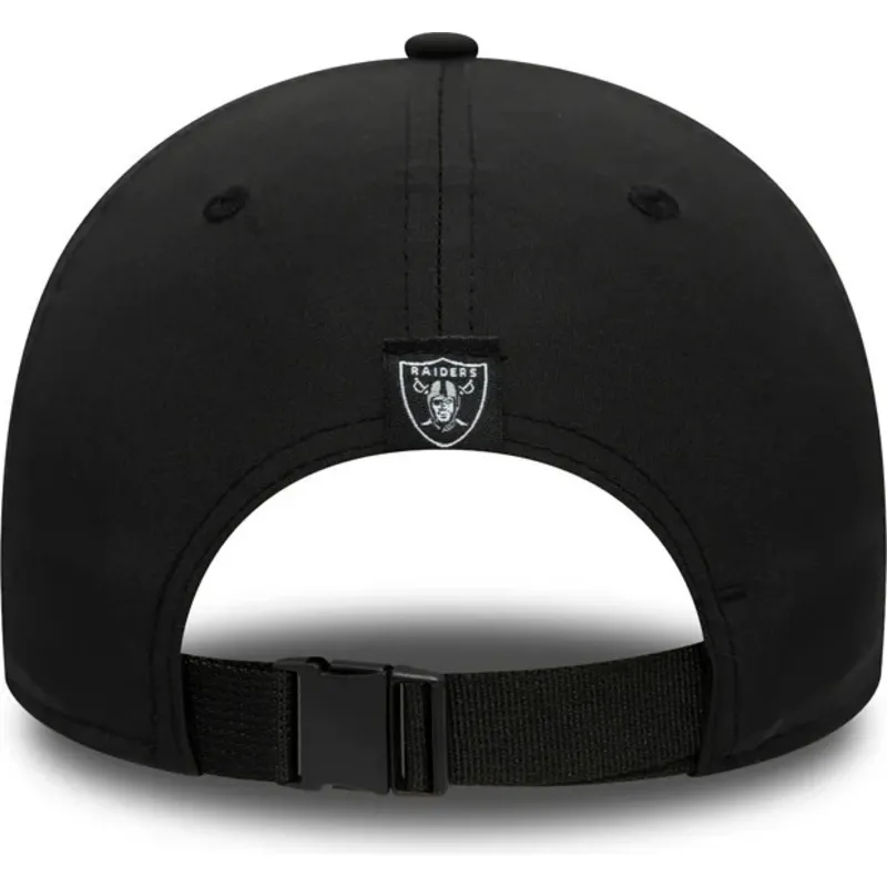 kepure-islenkta-juoda-reguliuojamas-9forty-team-flag-las-vegas-raiders-nfl-new-era