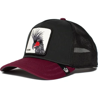 kepure-islenkta-juoda-snapback-punk-sqwauk-the-farm-goorin-bros