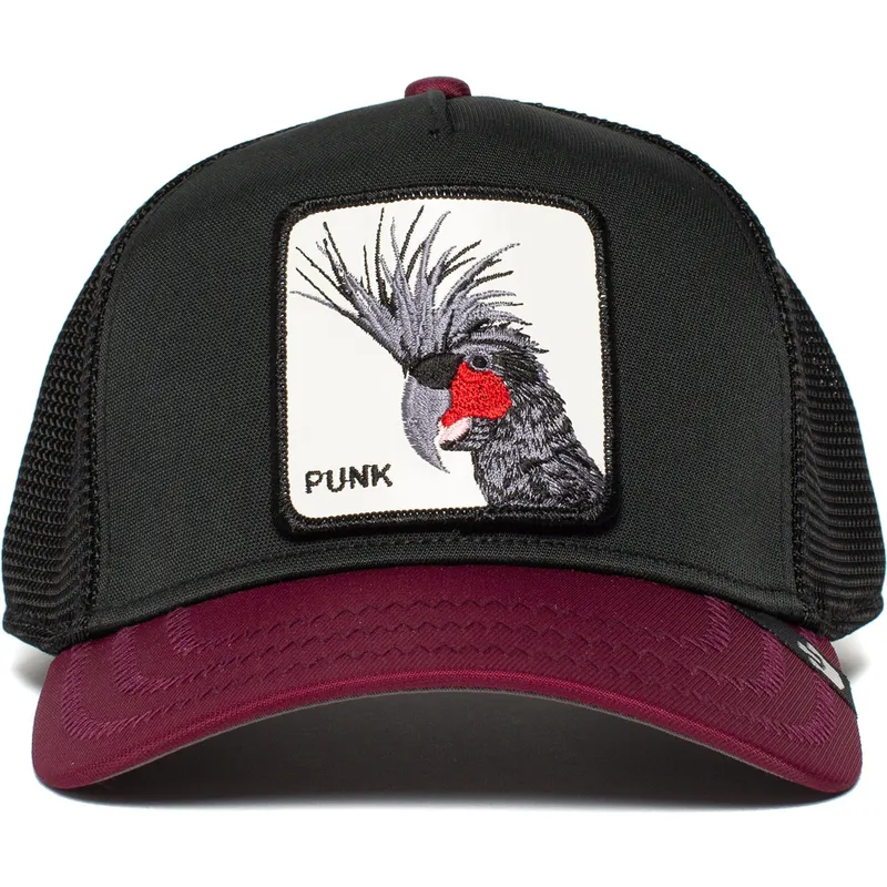 kepure-islenkta-juoda-snapback-punk-sqwauk-the-farm-goorin-bros kepure-islenkta-juoda-snapback-punk-sqwauk-the-farm-goorin-bros