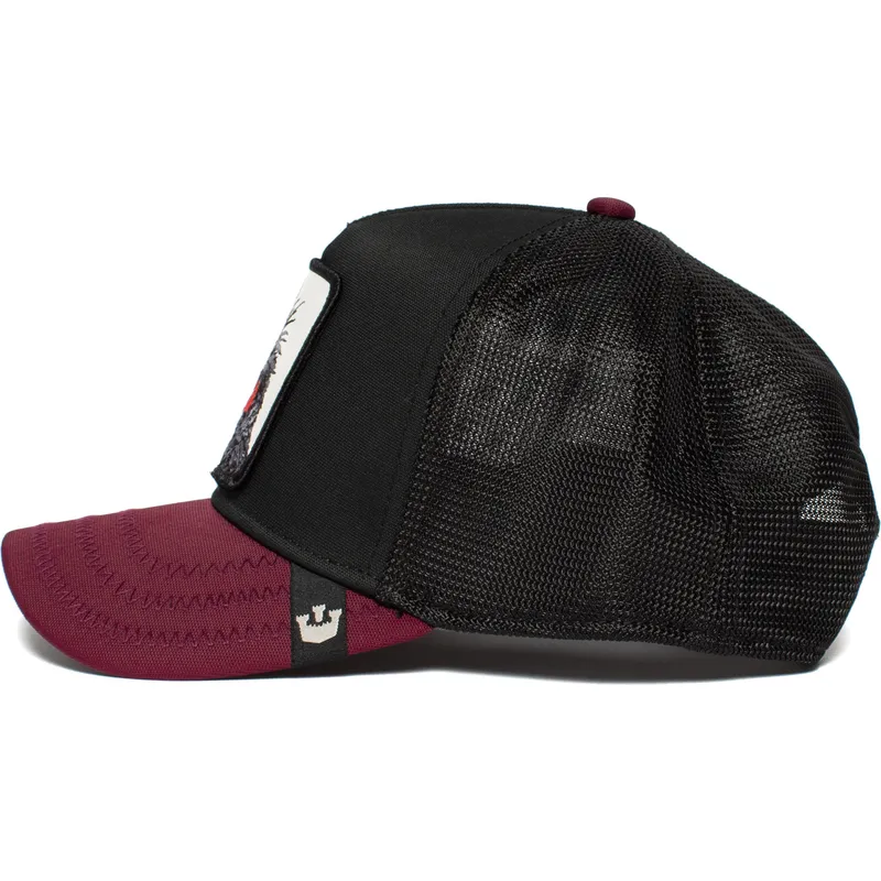 kepure-islenkta-juoda-snapback-punk-sqwauk-the-farm-goorin-bros kepure-islenkta-juoda-snapback-punk-sqwauk-the-farm-goorin-bros