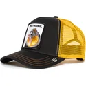czarna-i-zolta-czapka-truckerka-z-malpa-party-animal-od-goorin-bros