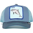 kepure-islenkta-melyna-snapback-vaikams-ocean-vibes-the-farm-goorin-bros