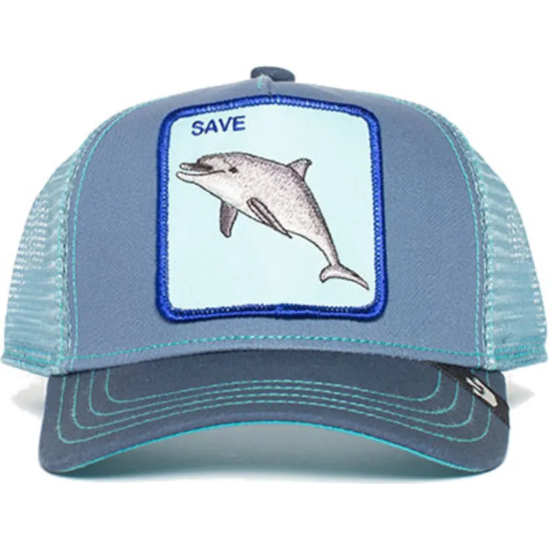 kepure-islenkta-melyna-snapback-vaikams-ocean-vibes-the-farm-goorin-bros