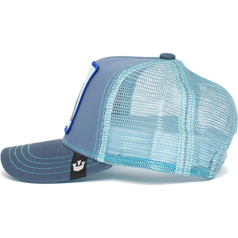kepure-islenkta-melyna-snapback-vaikams-ocean-vibes-the-farm-goorin-bros