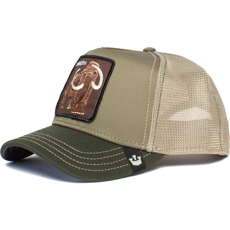 czapka-trucker-zielona-mamut-wooly-mammoth-od-goorin-bros