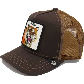 brazowa-czapka-trucker-dla-chlopca-z-tygrysem-little-tiger-od-goorin-bros