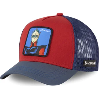 Gorra trucker roja y azul Daisuke Duke Fleed ACT1 UFO Robot Grendizer de Capslab