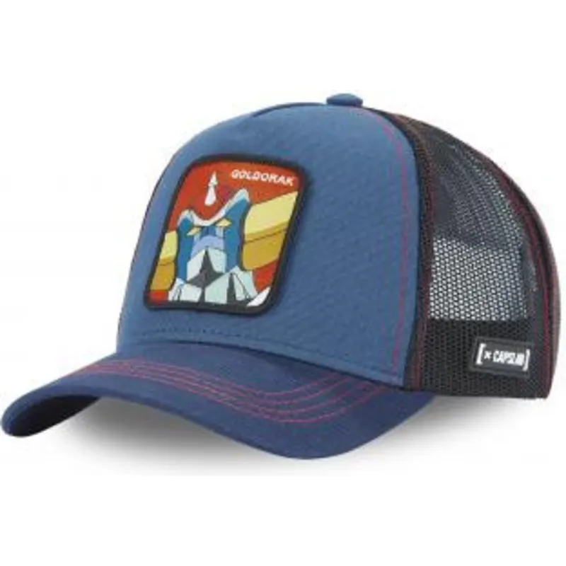 kepure-islenkta-tamsiai-melyna-snapback-rak1-ufo-grendizeris-robot-grendizer-capslab
