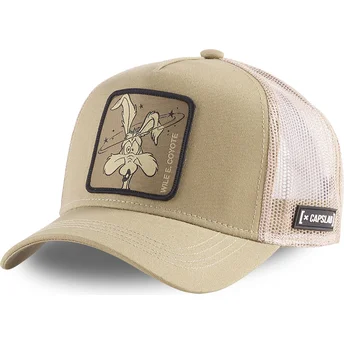 Kepurė išlenkta vilkikas ruda snapback Kojotas Looney Tunes Capslab