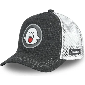 kepure-islenkta-juoda-snapback-pow2-bros-boo-super-mario-bros-capslab