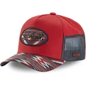 kepure-islenkta-raudona-snapback-atru-inc-von-dutch