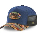 kepure-islenkta-melyna-snapback-atru-wax-von-dutch