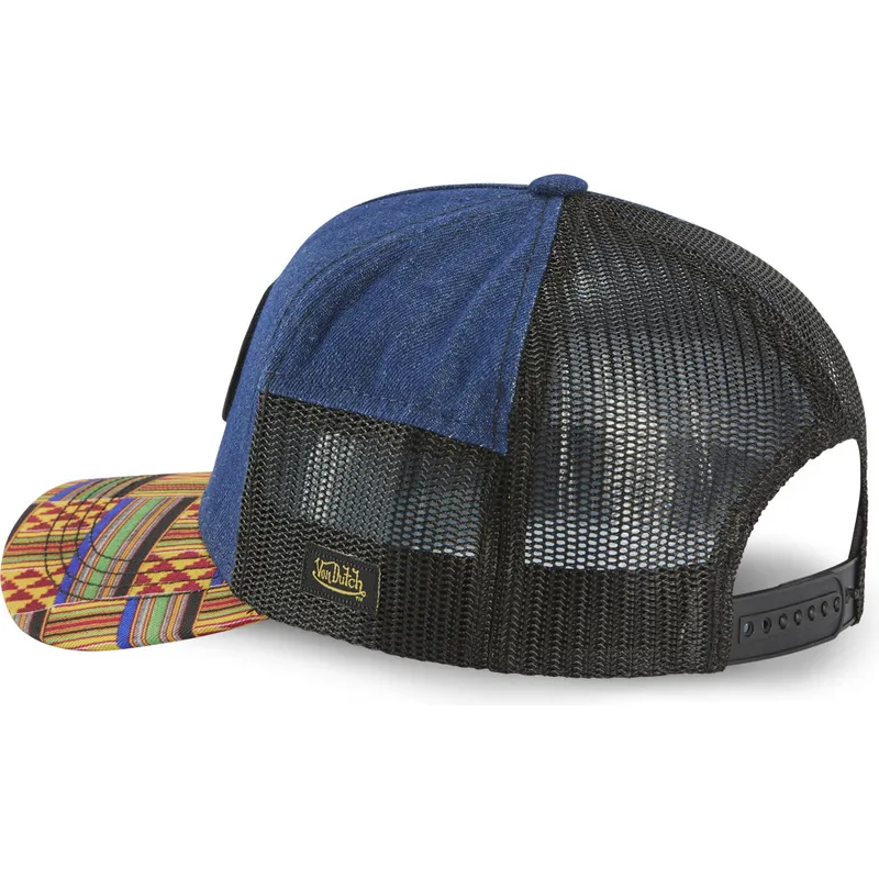 kepure-islenkta-melyna-snapback-atru-wax-von-dutch