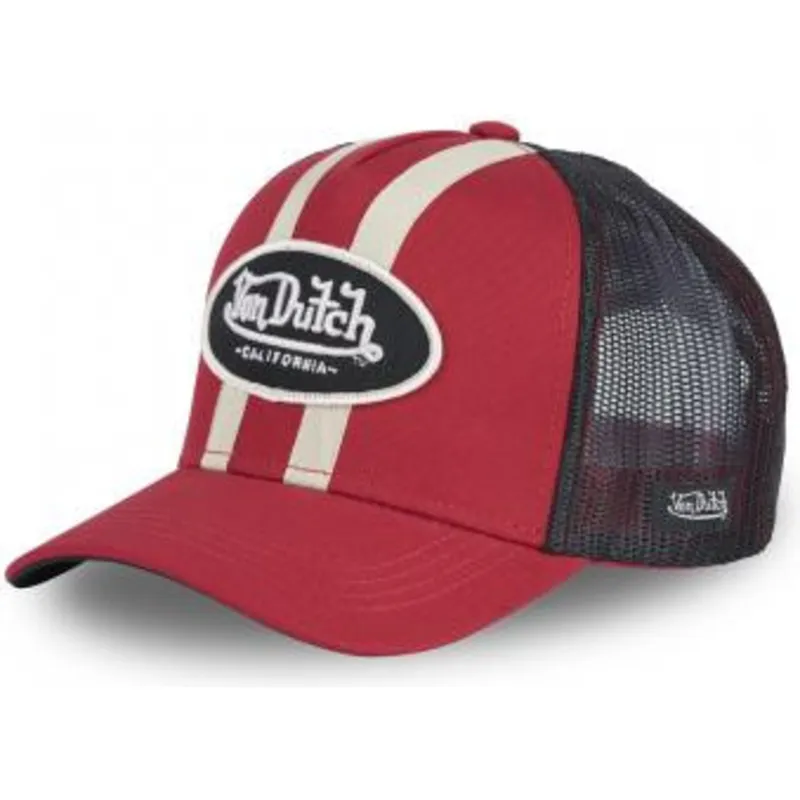 czapka-trucker-czerwona-stri-r-von-dutch