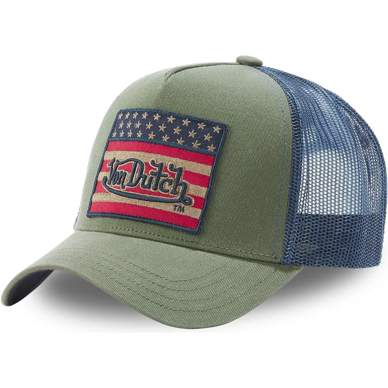 czapka-trucker-zielona-i-niebieska-flag-k-von-dutch