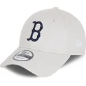 kepure-islenkta-balta-reguliuojamas-9forty-league-essential-boston-red-sox-mlb-new-era