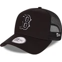 czarna-czapka-trucker-z-czarnym-logo-tonal-mesh-a-frame-boston-red-sox-mlb-od-new-era