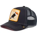 kepure-islenkta-tamsiai-melyna-snapback-take-me-to-the-farm-goorin-bros