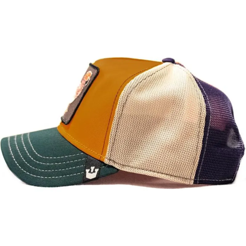 kepure-islenkta-oranzine-snapback-fasho-the-farm-goorin-bros