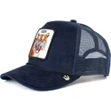 kepure-islenkta-tamsiai-melyna-snapback-tiger-rage-the-farm-goorin-bros