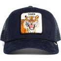 kepure-islenkta-tamsiai-melyna-snapback-tiger-rage-the-farm-goorin-bros