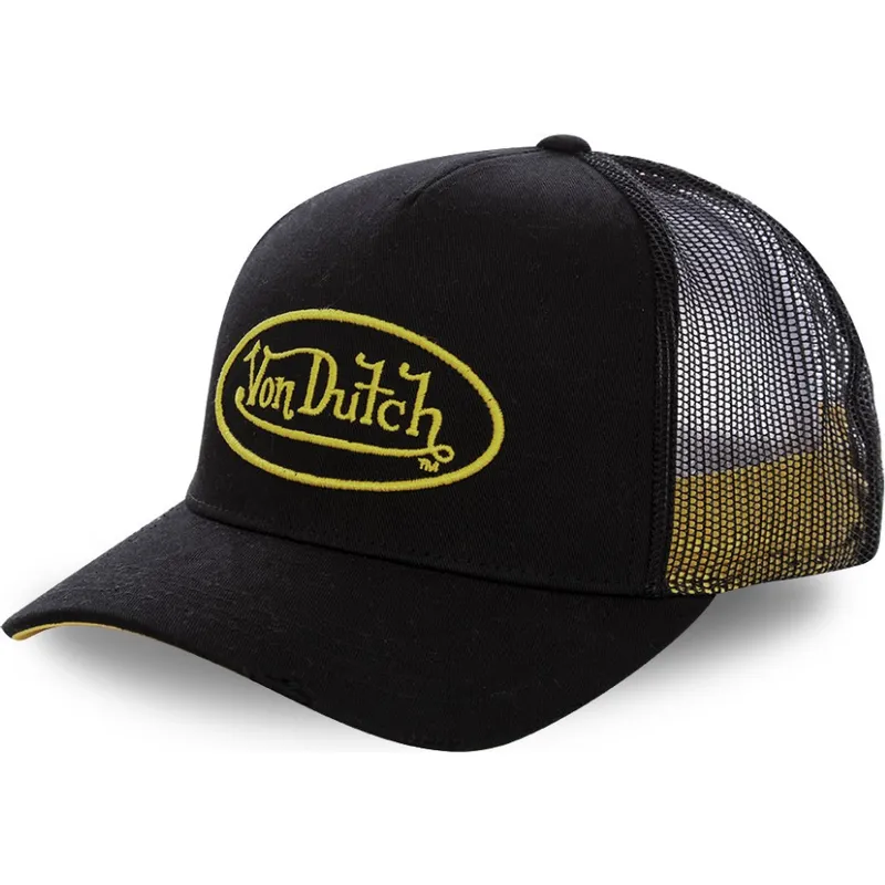 czapka-trucker-czarna-z-zoltym-logo-neo-yel-von-dutch