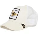 kepure-islenkta-vilkikas-balta-snapback-abeja-queen-bee-the-farm-de-goorin-bros