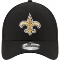 kepure-islenkta-juoda-reguliuojamas-9forty-the-league-new-orleans-saints-nfl-new-era