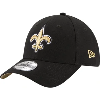 kepure-islenkta-juoda-reguliuojamas-9forty-the-league-new-orleans-saints-nfl-new-era