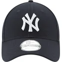 kepure-islenkta-tamsiai-melyna-reguliuojamas-9forty-the-league-new-york-yankees-mlb-new-era