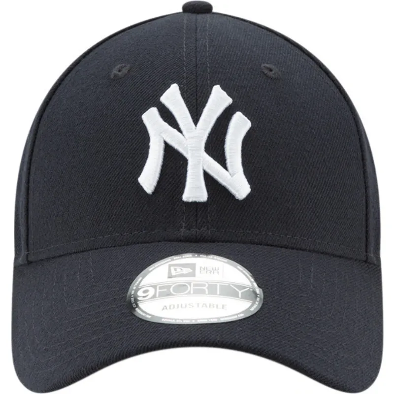 kepure-islenkta-tamsiai-melyna-reguliuojamas-9forty-the-league-new-york-yankees-mlb-new-era