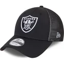kepure-islenkta-juoda-reguliuojamas-9forty-mesh-underlay-las-vegas-raiders-nfl-new-era