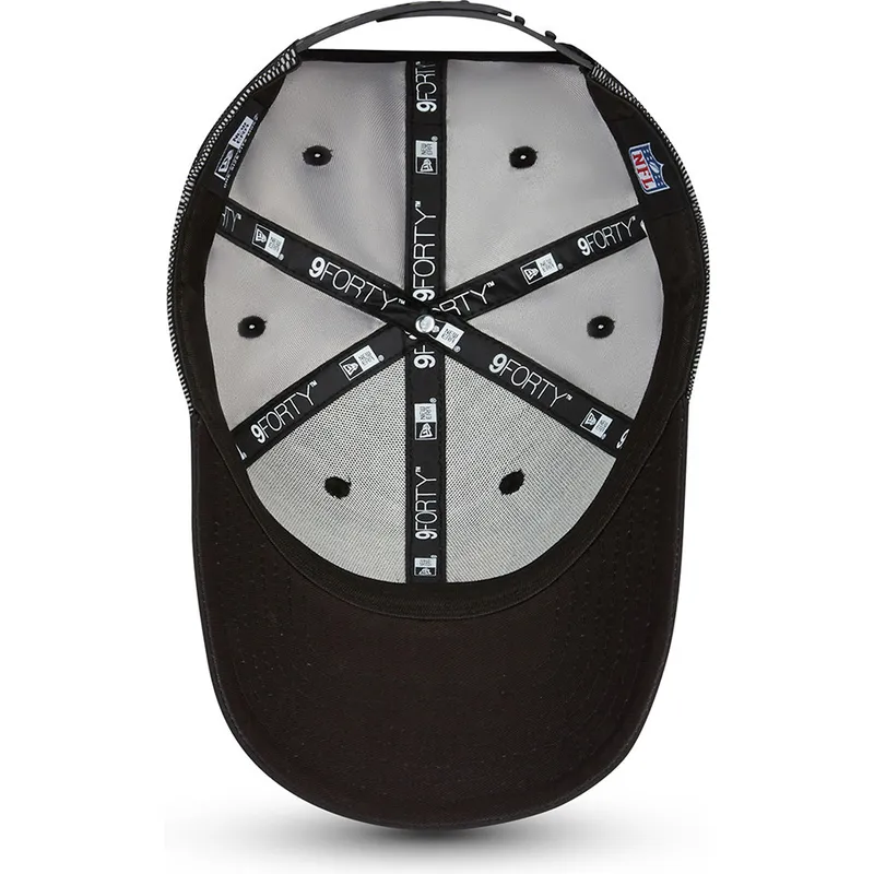 kepure-islenkta-juoda-reguliuojamas-9forty-mesh-underlay-las-vegas-raiders-nfl-new-era