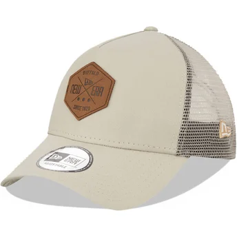 Kepurė išlenkta pilka snapback A Frame 9FORTY Heritage Patch New Era