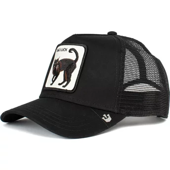 Goorin Bros. Black Cat Bad Luck The Farm Black Trucker Hat