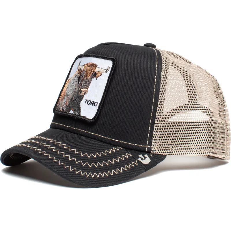 kepure-islenkta-juoda-snapback-thats-bull-the-farm-goorin-bros