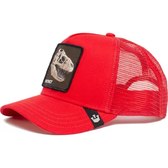 kepure-islenkta-raudona-snapback-extinct-bone-to-pick-the-farm-goorin-bros