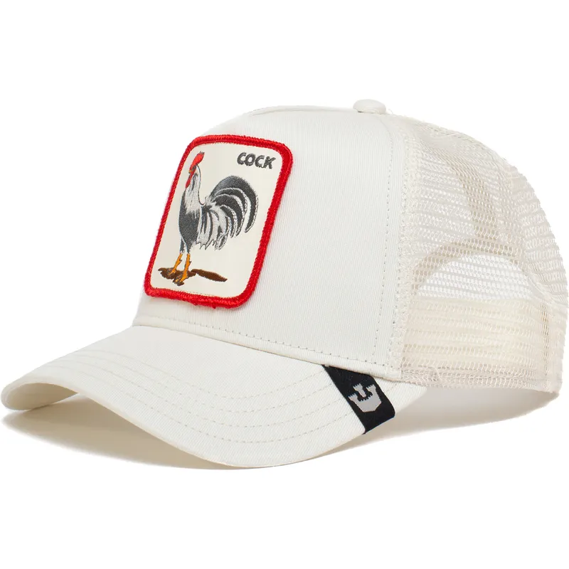 kepure-islenkta-balta-snapback-cock-rooster-the-farm-goorin-bros
