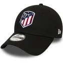 kepure-islenkta-juoda-reguliuojamas-9forty-essential-atletico-atletico-de-madrid-lfp-new-era