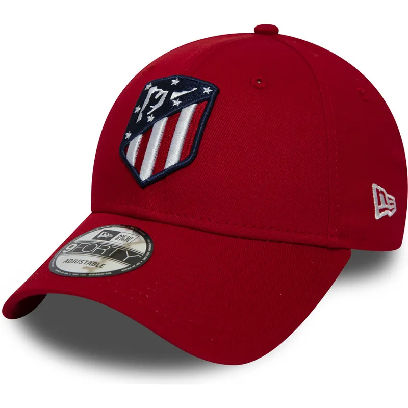 kepure-islenkta-raudona-reguliuojamas-9forty-essential-atletico-atletico-de-madrid-lfp-new-era