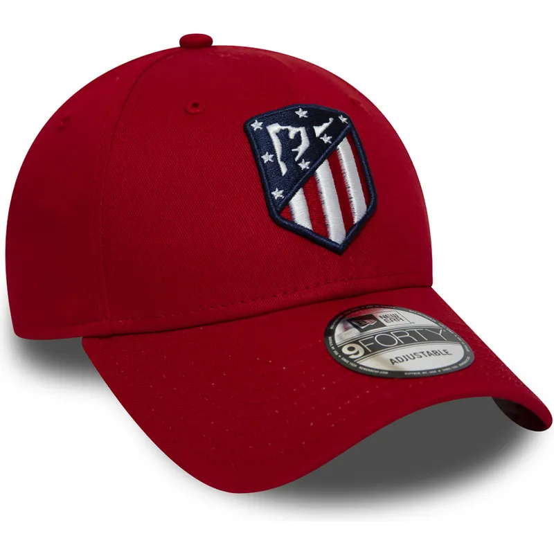 kepure-islenkta-raudona-reguliuojamas-9forty-essential-atletico-atletico-de-madrid-lfp-new-era