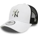 szara-czapka-trucker-check-infill-a-frame-new-york-yankees-mlb-od-new-era