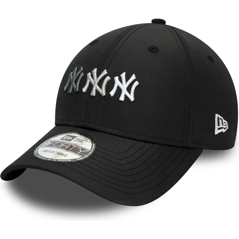 kepure-islenkta-juoda-reguliuojamas-9forty-stack-new-york-yankees-mlb-new-era