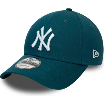 regulowana-niebieska-czapka-z-zakrzywionym-daszkiem-9forty-league-essential-new-york-yankees-mlb-marki-new-era