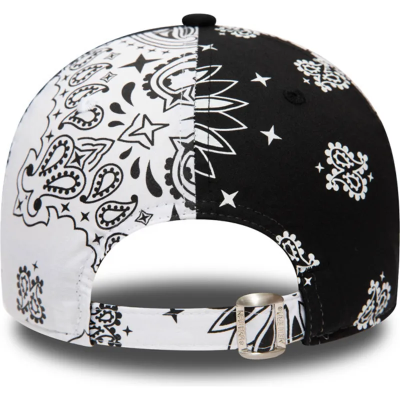 kepure-islenkta-juoda-reguliuojamas-9forty-paisley-print-new-york-yankees-mlb-new-era