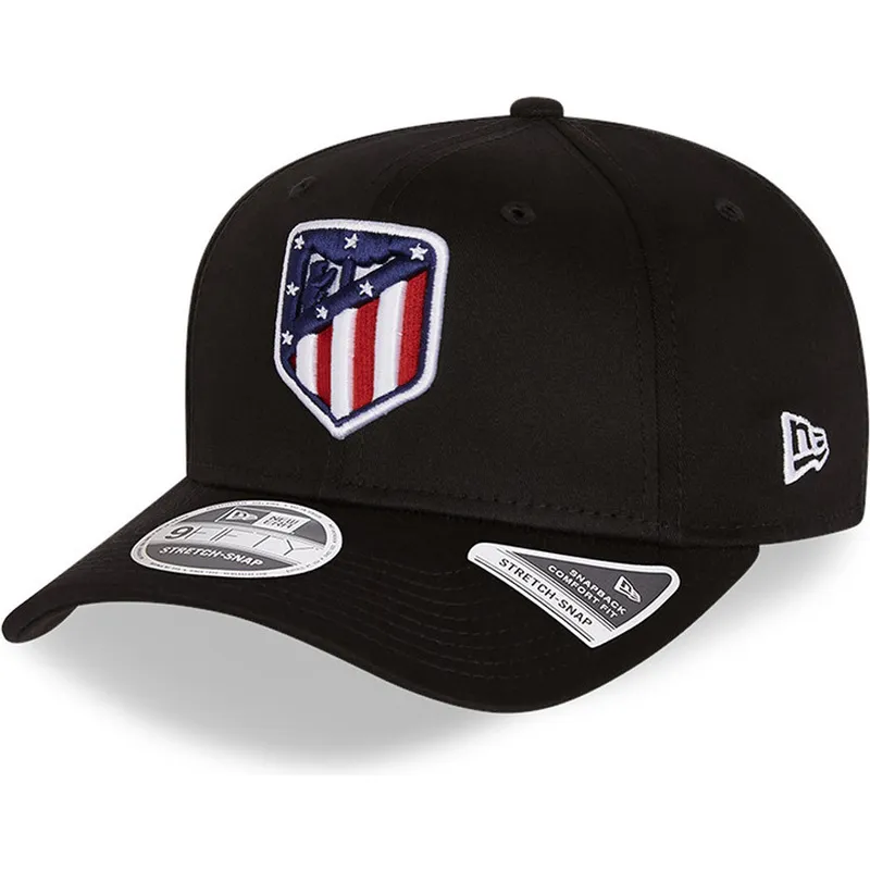 kepure-islenkta-juoda-snapback-9fifty-essential-stretch-fit-atletico-atletico-de-madrid-lfp-new-era