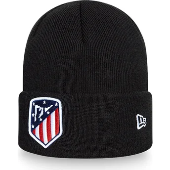 czarna-czapka-cuff-knit-atletico-de-madrid-lfp-od-new-era