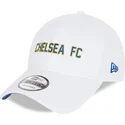 kepure-islenkta-balta-reguliuojamas-9forty-cotton-wordmark-chelsea-football-club-premier-league-new-era