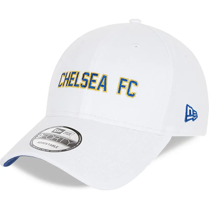 kepure-islenkta-balta-reguliuojamas-9forty-cotton-wordmark-chelsea-football-club-premier-league-new-era